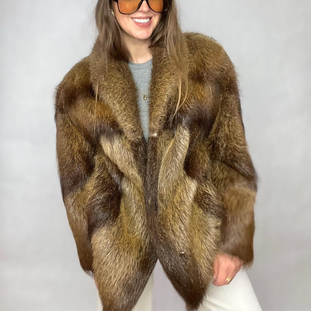 Luxurious Brown Fur Coat